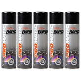 5X Promatic Rapid Build Grey Primer Spray 500ml Spray Paint